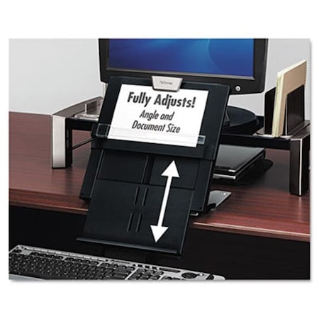 Fellowes Fellowes 8039401 Professional Series Document Holder- 12w x 8d x 17 1/4h- Slate Gray/Silver 8039401